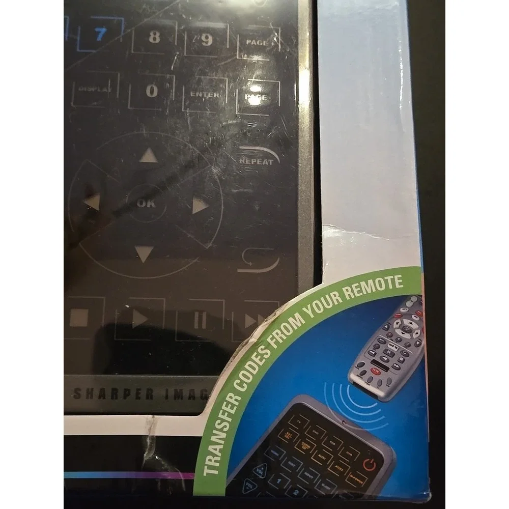 Jumbo Remote With Luminescent Touch Pad NEW‎ IN BOX Sharper Image Universal
